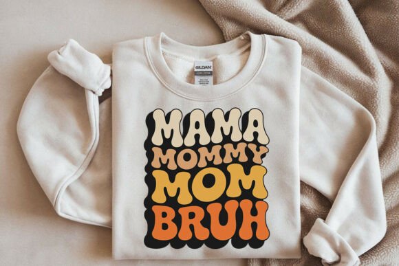 Download Mama Mommy Mom Bruh Svg, Retro Mom Shirt - Premium Resources