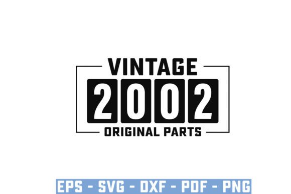 Download Vintage 2002 Original Parts Funny Svg - Funny Collection