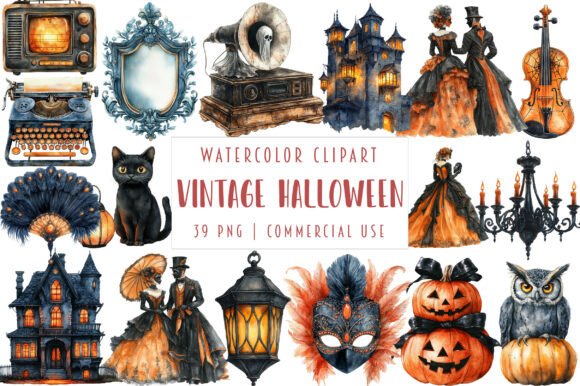 Download 1920 Vintage Halloween Clipart - 1920 Collection