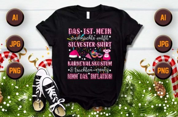 Download Christmas Custom Trendy T-Shirt Design - Premium Resources