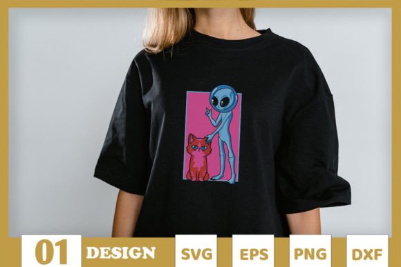 Download UFOs Alien Funny Cat - Funny Collection