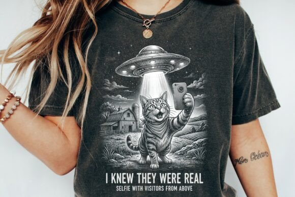 Download Cat Selfie Ufo Alien Abduction Funny - Funny Collection